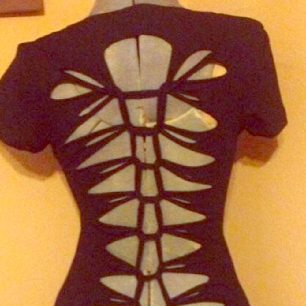 Blouse backless